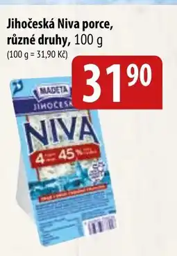 Bala MADETA Jihočeská Niva porce nabídka