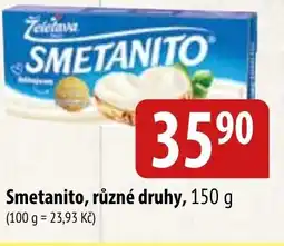Bala Smetanito nabídka