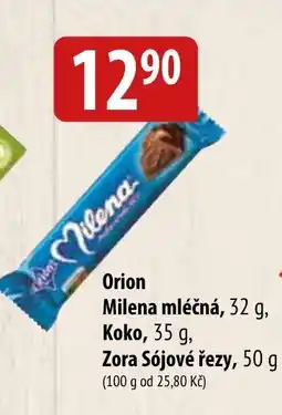 Bala Orion Milena mléčná nabídka
