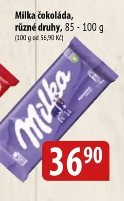 Bala Milka čokoláda nabídka