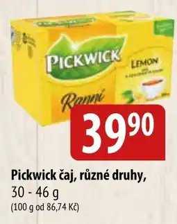 Bala PICKWICK čaj nabídka