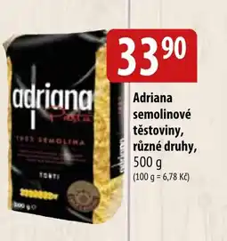 Bala Adriana semolinové těstoviny nabídka