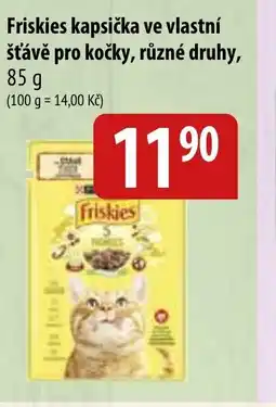 Bala Friskies kapsička ve vlastní šťávě pro kočky nabídka