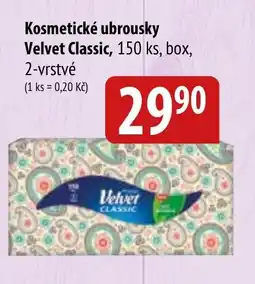 Bala Kosmetické ubrousky Velvet Classic nabídka