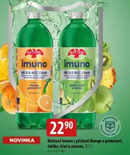 Bala Mattoni Imuno s příchutí Mango a pomeranč, Jablko, kiwi a ananas nabídka