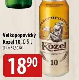 Bala Velkopopovický Kozel 10 nabídka