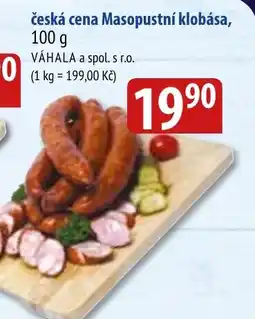 Bala Česká cena Masopustní klobása nabídka