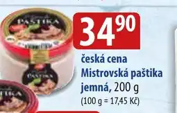 Bala Česká cena Mistrovská paštika jemná nabídka