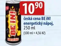 Bala Česká cena BE iN! energetický nápoj nabídka