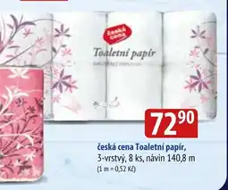 Bala Česká cena Toaletní papír nabídka