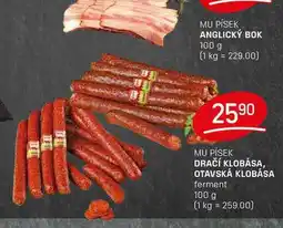 Flop DRAČÍ KLOBÁSA, OTAVSKÁ KLOBÁSA ferment 100g nabídka