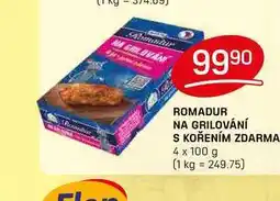 Flop ROMADUR NA GRILOVÁNÍ S KOŘENÍM ZDARMA 4 x 100g nabídka