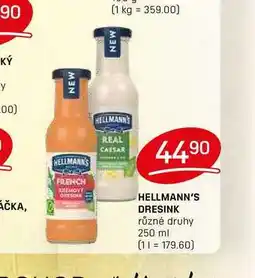 Flop HELLMANN'S DRESINK různé druhy 250 ml nabídka