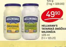 Flop HELLMANN'S TATARSKÁ OMÁČKA MAJONÉZA 405 ml nabídka