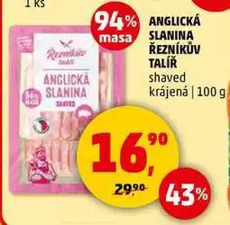 Penny Market ANGLICKÁ SLANINA shaved krájená, 100 g nabídka