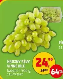 Penny Market HROZNY RÉVY VINNÉ BÍLÉ balené, 500 g nabídka