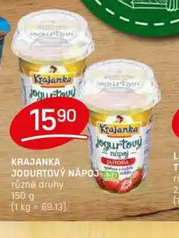 Flop KRAJANKA JOGURTOVÝ NÁPOJ různé druhy 150 g nabídka