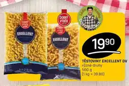 Flop TĚSTOVINY EXCELLENT DV různé druhy 500 g nabídka