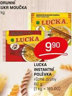 Flop LUCKA INSTANTNÍ POLÉVKA různé druhy 60 g nabídka