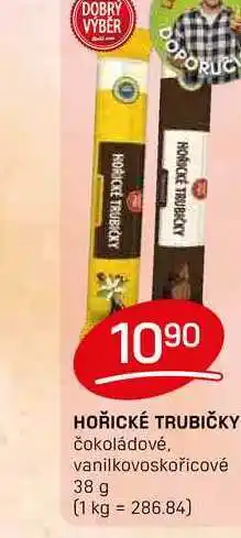 Flop HOŘICKÉ TRUBIČKY čokoládové, vanilkovoskořicové 38 g nabídka