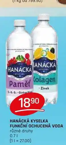 Flop HANÁCKÁ KYSELKA FUNKČNÍ OCHUCENÁ VODA různé druhy 0,7l nabídka