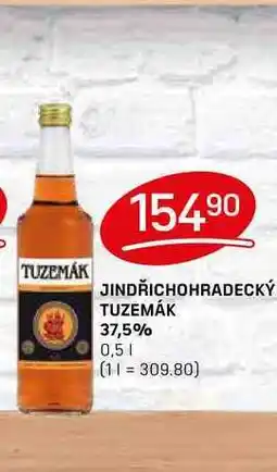 Flop JINDŘICHOHRADECKÝ TUZEMÁK 37,5% 0,5l nabídka