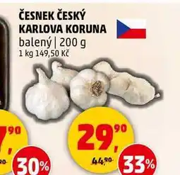 Penny Market ČESNEK ČESKÝ KARLOVA KORUNA balený, 200 g nabídka