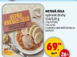 Penny Market HOTOVÁ JÍDLA vybrané druhy, 510/520 g nabídka