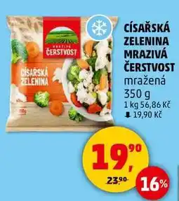 Penny Market CÍSAŘSKÁ ZELENINA ČERSTVOST mražená, 350 g nabídka