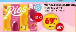 Penny Market ZMRZLINA MINI GIGANT RIOS Fruit, 12x 50 ml nabídka