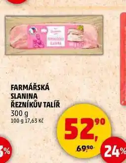 Penny Market FARMÁŘSKÁ SLANINA ŘEZNÍKŮV TALÍŘ, 300 g nabídka