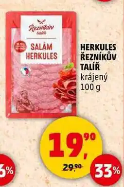 Penny Market HERKULES ŘEZNÍKŮV TALÍŘ krájený, 100 g nabídka