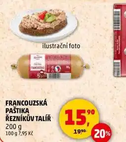 Penny Market FRANCOUZSKÁ PAŠTIKA ŘEZNÍKŮV TALÍŘ, 200 g nabídka