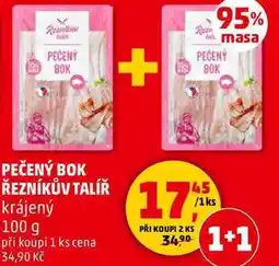 Penny Market PEČENÝ BOK ŘEZNÍKŮV TALÍŘ krájený, 100 g nabídka