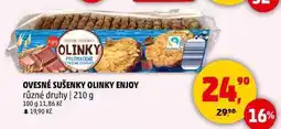 Penny Market OVESNÉ SUŠENKY OLINKY ENJOY různé druhy, 210 g nabídka