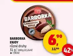 Penny Market BARBORKA ENJOY různé druhy, 31 g nabídka