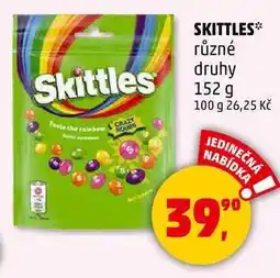 Penny Market SKITTLES různé druhy, 152 g nabídka