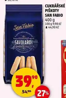 Penny Market CUKRÁŘSKÉ PIŠKOTY SAN FABIO, 400 g nabídka