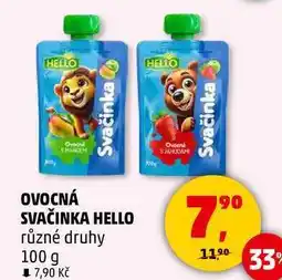 Penny Market OVOCNÁ SVAČINKA HELLO různé druhy, 100 g nabídka