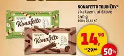 Penny Market KONAFETTO TRUBIČKY s kakaem, oříškové, 140 g nabídka