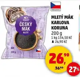 Penny Market MLETÝ MÁK KARLOVA KORUNA, 200 g nabídka
