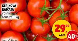 Penny Market KEŘÍKOVÁ RAJČATA, 1 kg 40% nabídka