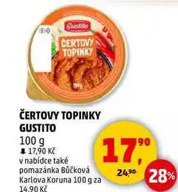 Penny Market ČERTOVY TOPINKY GUSTITO, 100 g nabídka