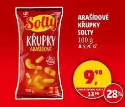 Penny Market ARAŠÍDOVÉ KŘUPKY SOLTY, 100 g nabídka