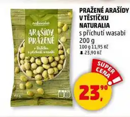 Penny Market PRAŽENÉ ARAŠÍDY V TĚSTÍČKU NATURALIA s příchutí wasabi, 200 g nabídka