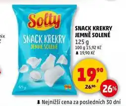 Penny Market SNACK KREKRY JEMNĚ SOLENÉ, 125 g nabídka