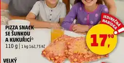 Penny Market PIZZA SNACK SE ŠUNKOU A KUKUŘICÍ, 110 g nabídka