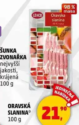 Penny Market LE&CO Oravska slanina, 100 g nabídka