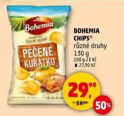 Penny Market BOHEMIA CHIPS různé druhy, 130 g nabídka