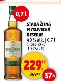 Penny Market STARÁ ŽITNÁ MYSLIVECKÁ RESERVE 40 % alk., 0,7 l nabídka